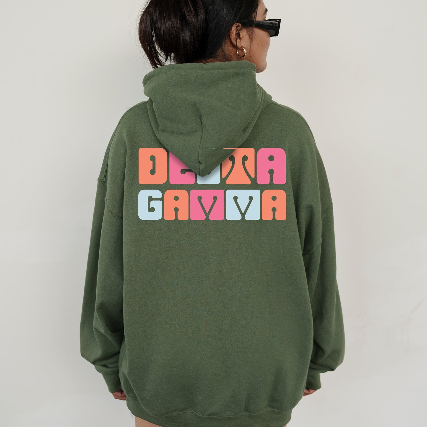 Delta Gamma Vibrant Verve Sorority Hoodie _ 32612g