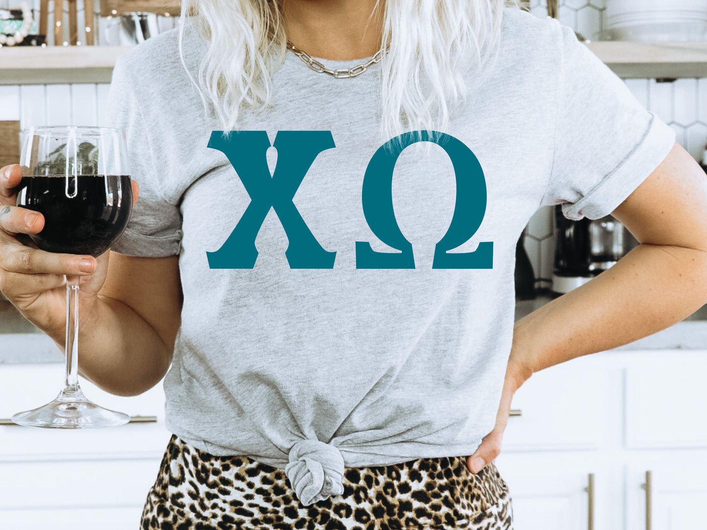 Chi Omega Back to the Basics Sorority T-shirt _ 631g