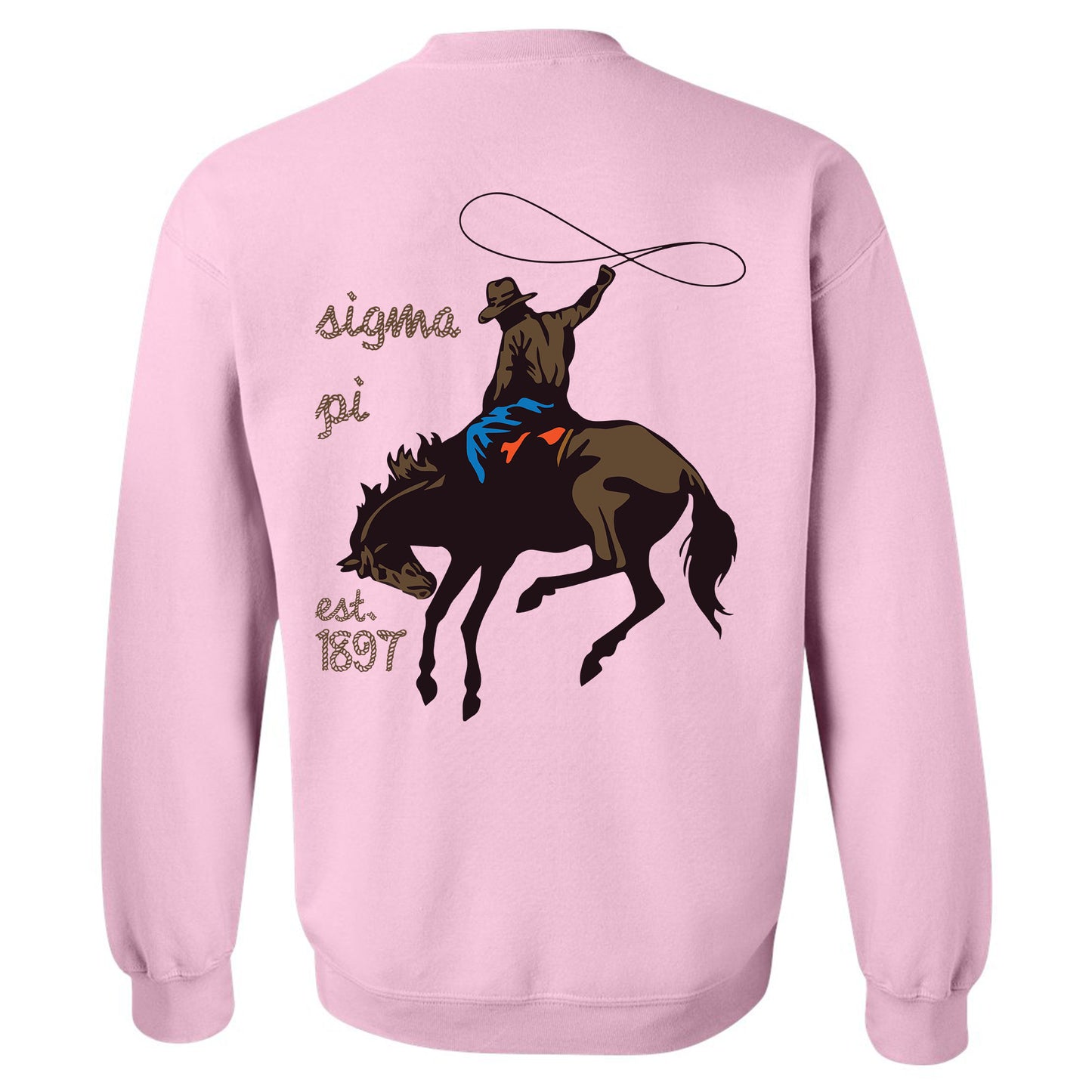 Sigma Pi Cowboy Fraternity Sweatshirt _ 31205g