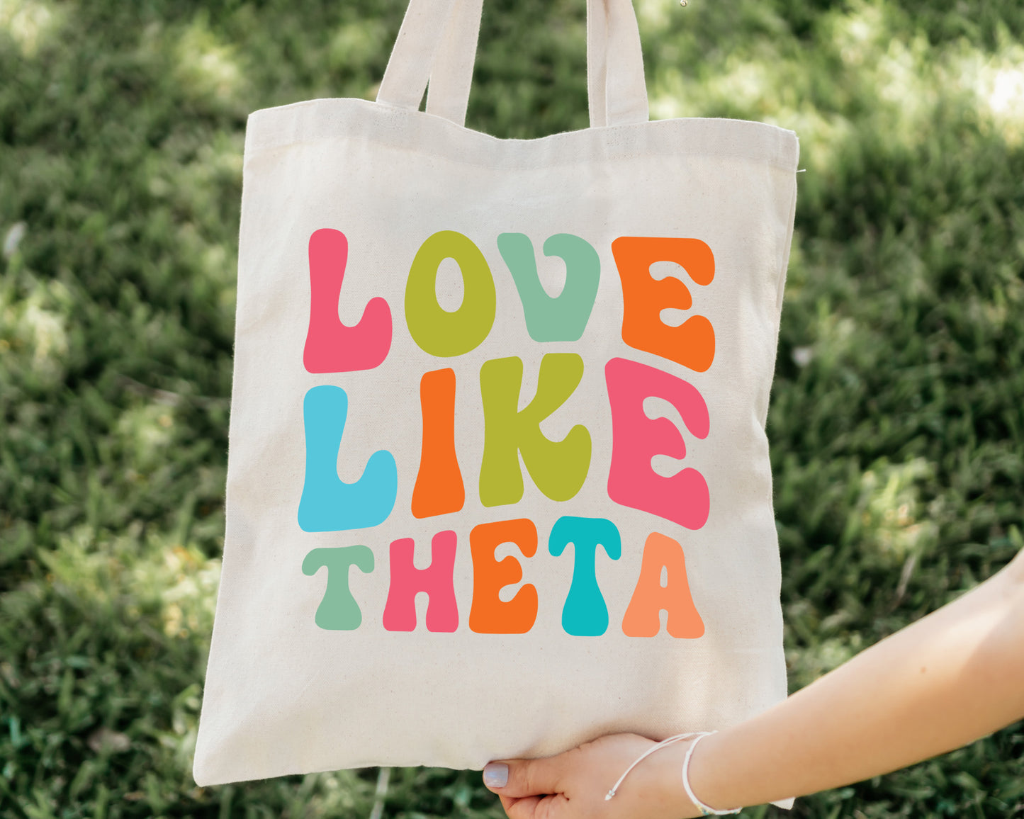 Kappa Alpha Theta Love Like Sorority Tote Bag _ 34349g