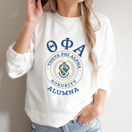 Theta Phi Alpha Alumna Vintage Sorority Sweatshirt _ 31033g