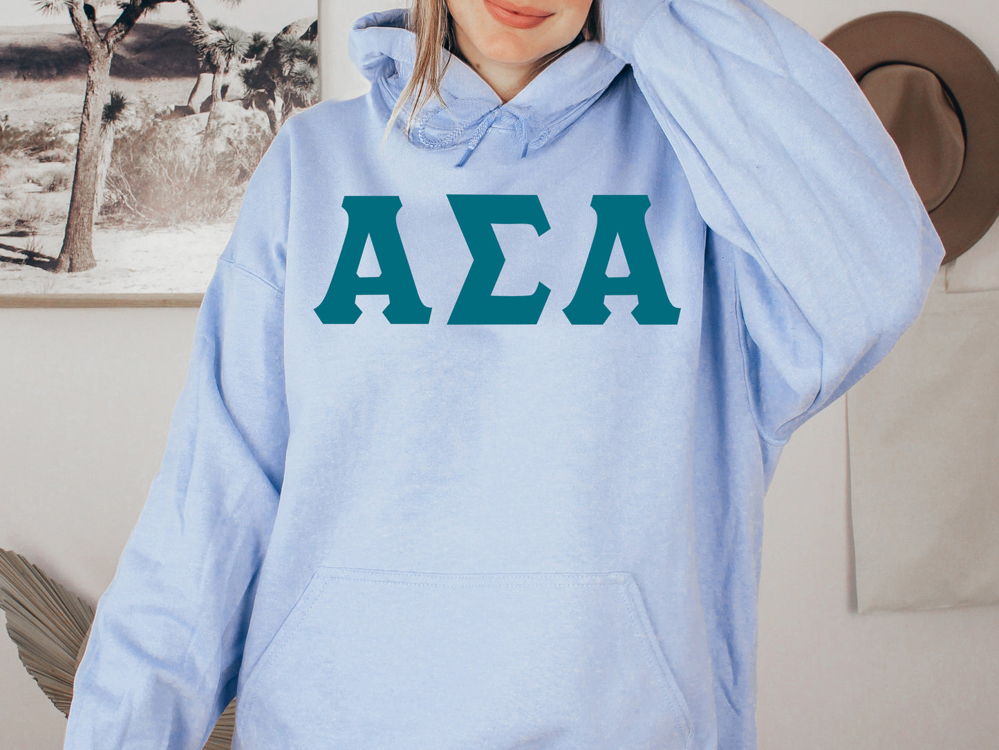 Alpha Sigma Alpha Back to the Basics Sorority Hoodie _ 628g