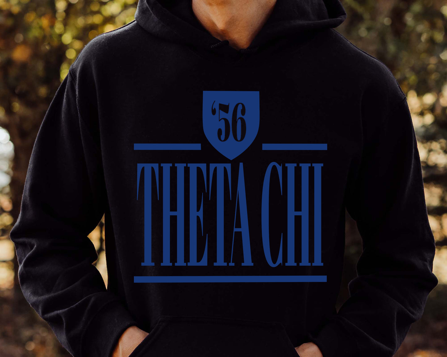 Theta Chi Shield Fraternity Hoodie _ 1211g