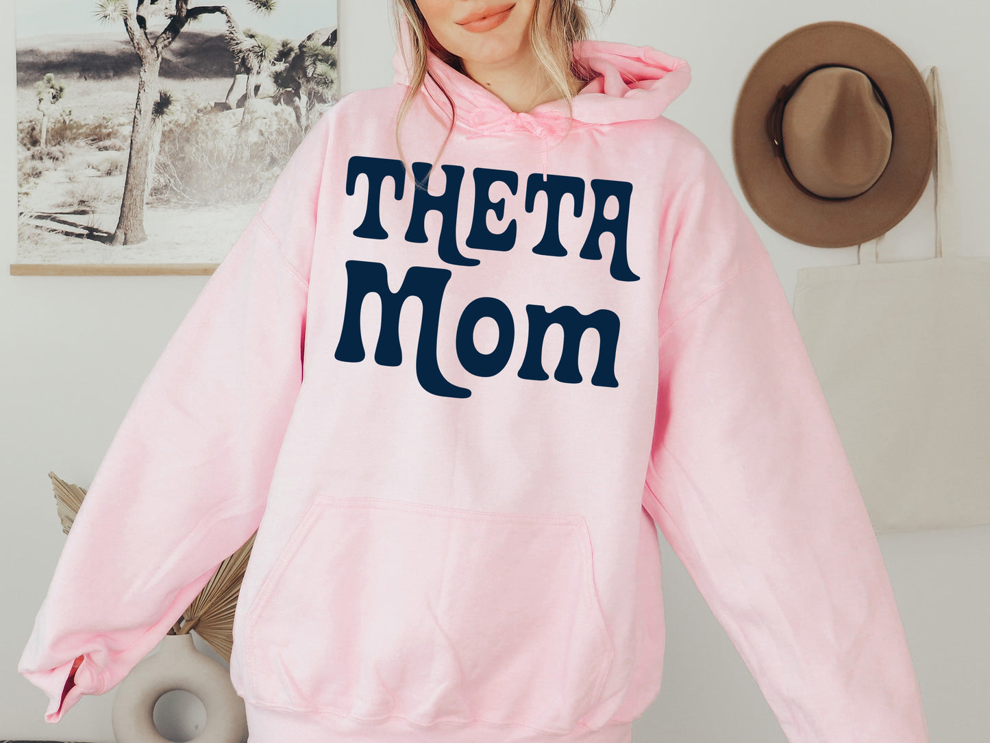 Kappa Alpha Theta Got it from my Mom Sorority Hoodie _ 3086g