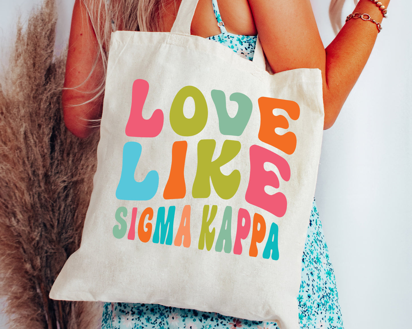 Sigma Kappa Love Like Sorority Tote Bag _ 34356g