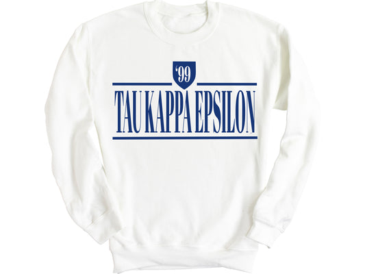 Tau Kappa Epsilon Shield Fraternity Sweatshirt _ 1210g