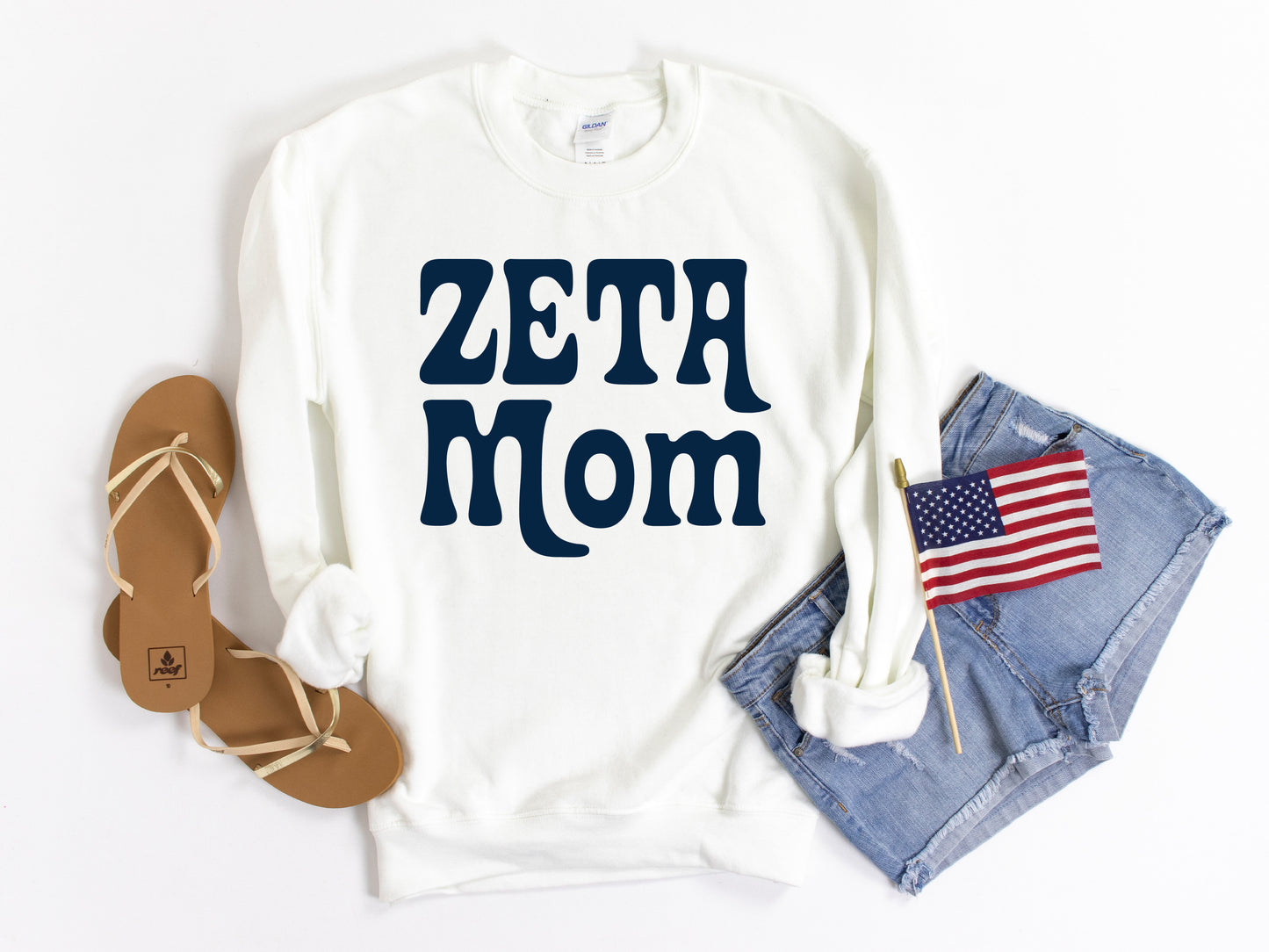 Zeta Tau Alpha Got it from my Mom Sorority Sweatshirt _ 3096g