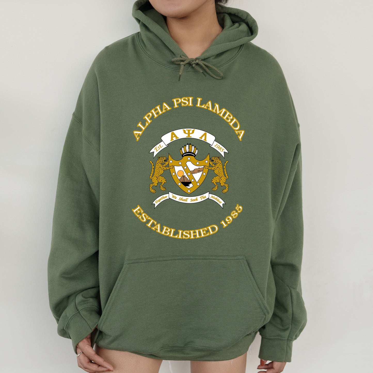 Alpha Psi Lambda Iconic Insignia COED Hoodie _ 35666g