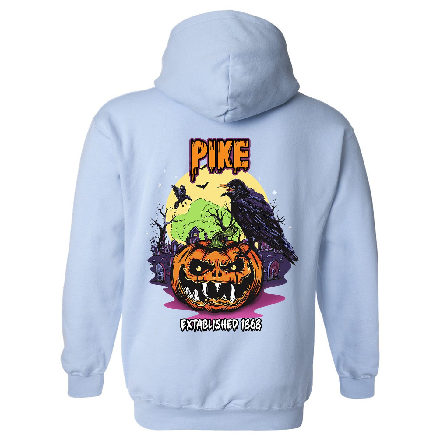 Pi Kappa Alpha Halloween Bats Fraternity Hoodie _ 36270g