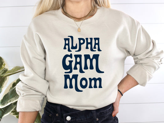 Alpha Gamma Delta Got it from my Mom Sorority Sweatshirt _ 3074g