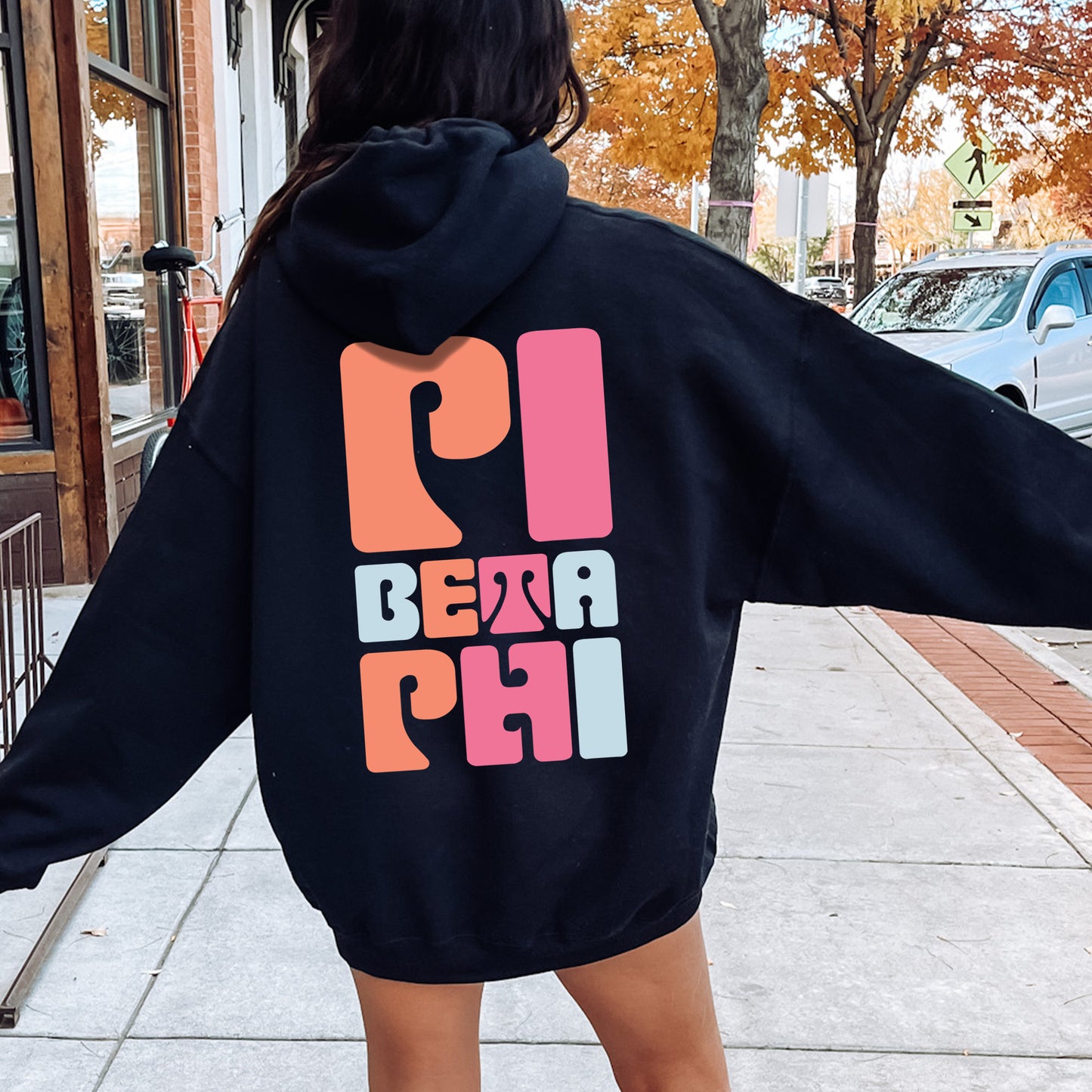 Pi Beta Phi Vibrant Verve Sorority Hoodie _ 32621g