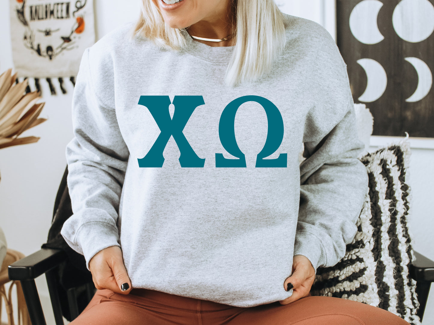 Chi Omega Back to the Basics Sorority Sweatshirt _ 631g