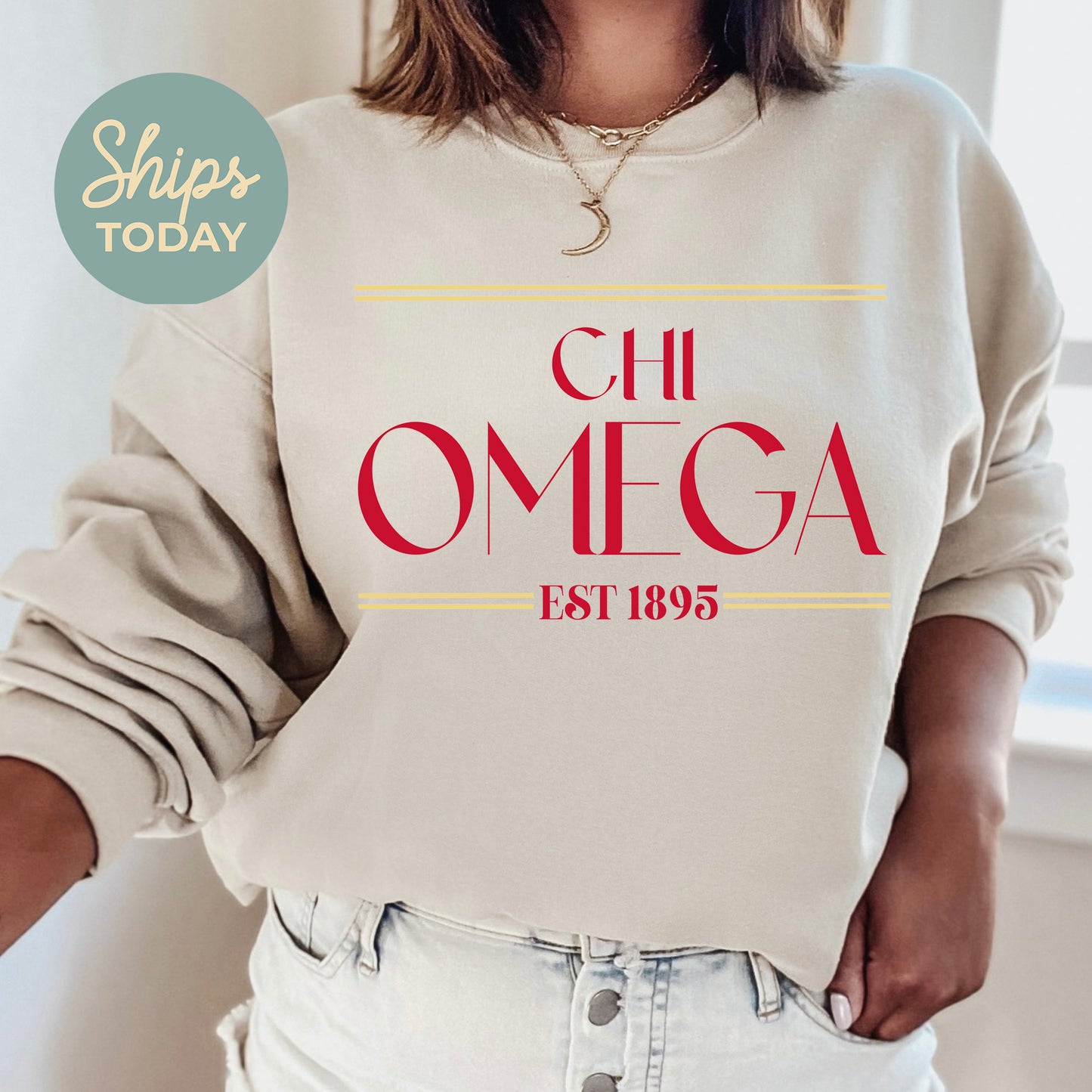 Chi Omega Greek Harmony Sorority Sweatshirt _ 34973g