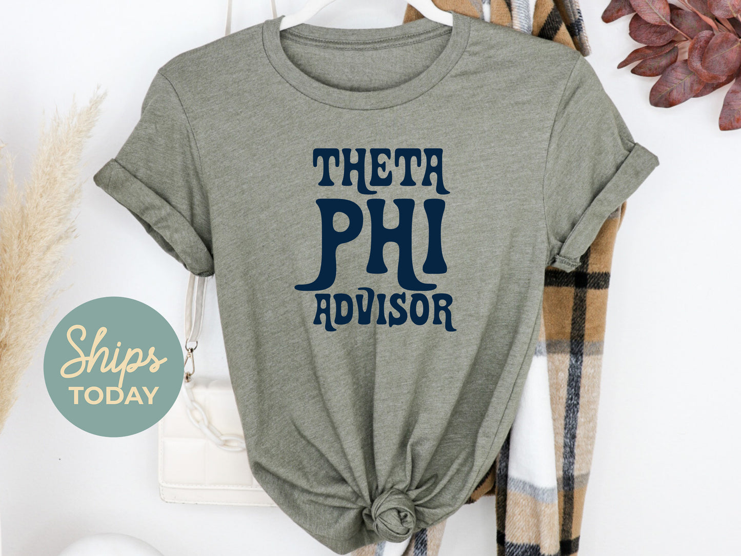 Theta Phi Alpha Best Advisor Sorority T-shirt _ 3121g