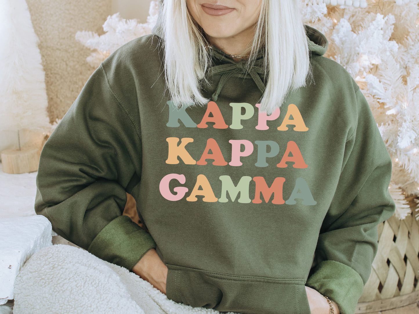 Kappa Kappa Gamma Bright and Proud Sorority Hoodie _ 431g