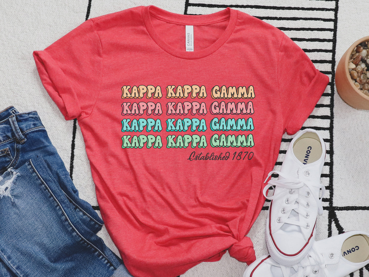 Kappa Kappa Gamma Lucy Sorority T-shirt _ 275g