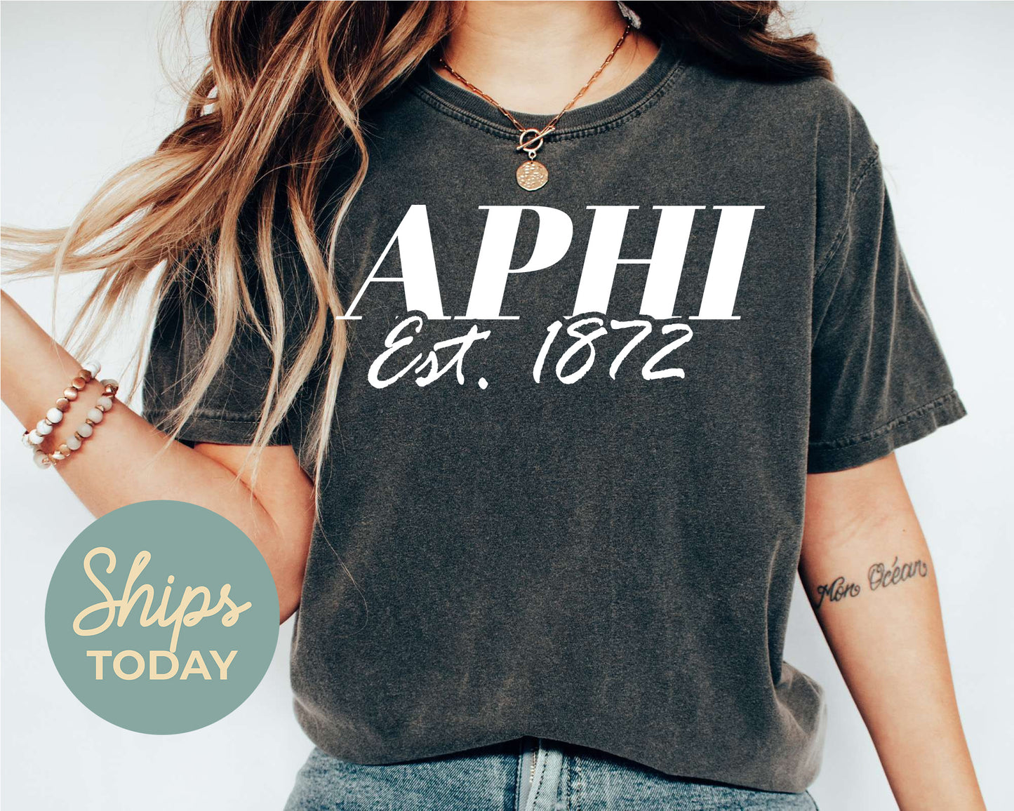 Alpha Phi Mom Sorority T-shirt _ 30822g