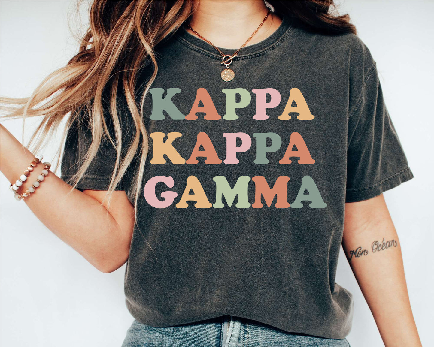 Kappa Kappa Gamma Bright and Proud Sorority T-shirt _ 431g
