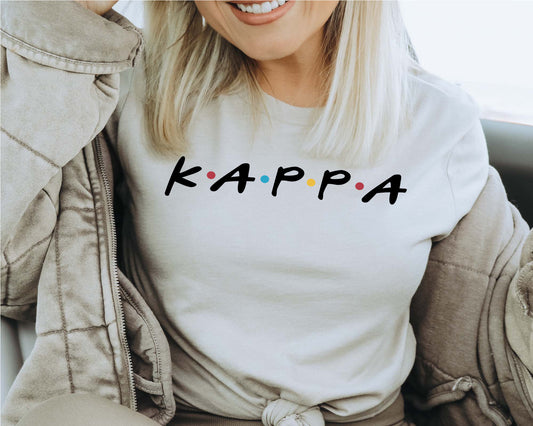 Kappa Kappa Gamma Friends Frenzy Sorority T-shirt _ 30663g