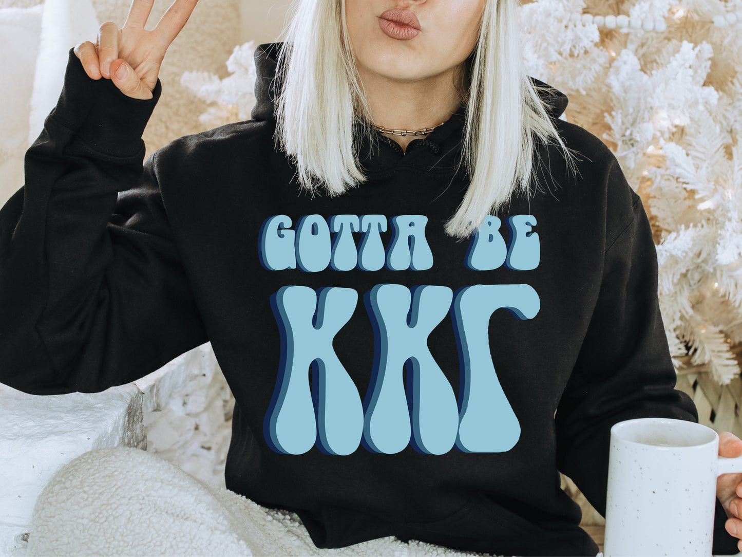 Kappa Kappa Gamma They've Gotta Be Sorority Hoodie _ 353g
