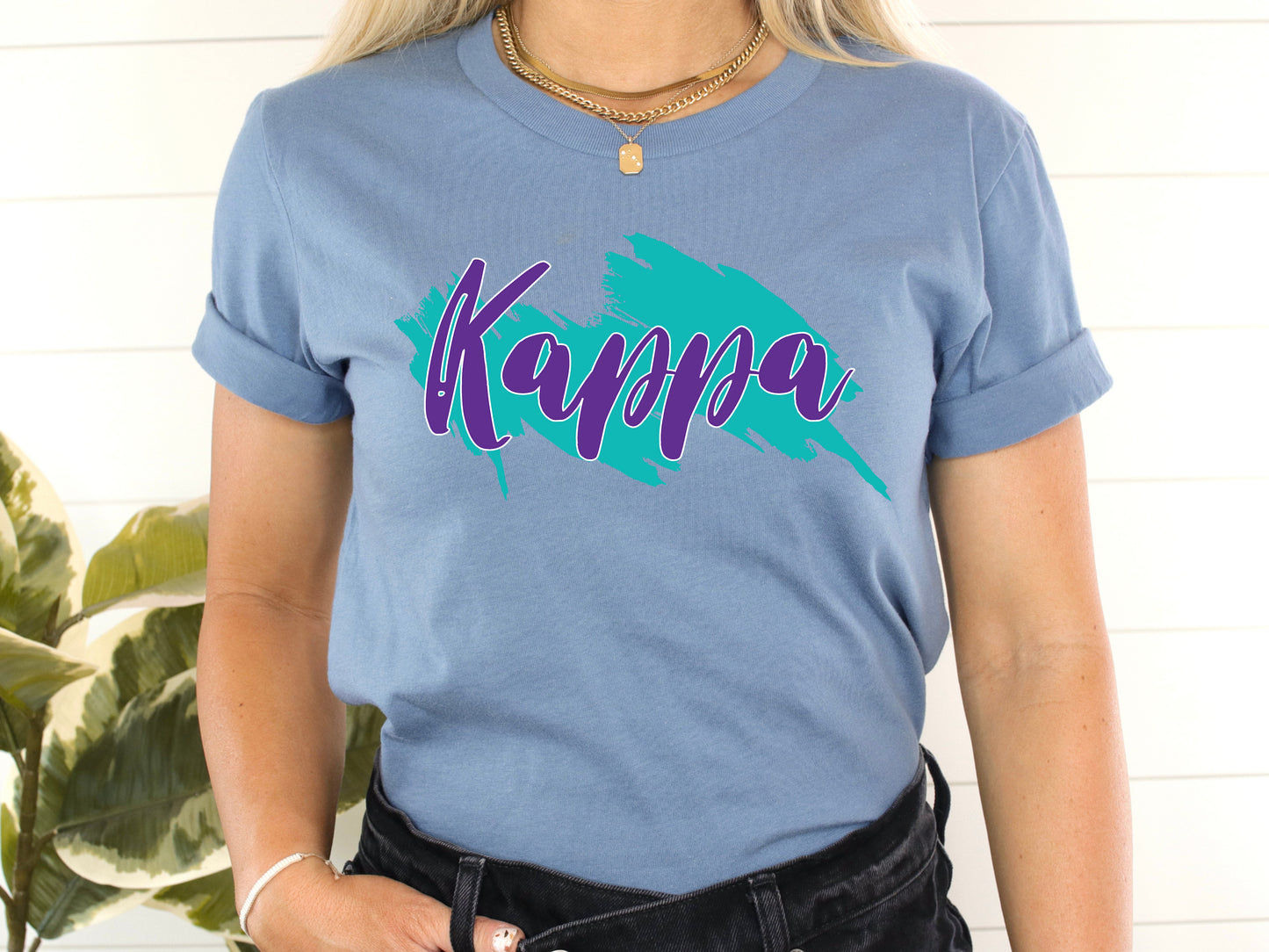 Kappa Kappa Gamma Paint Party Sorority T-shirt _ 4489g