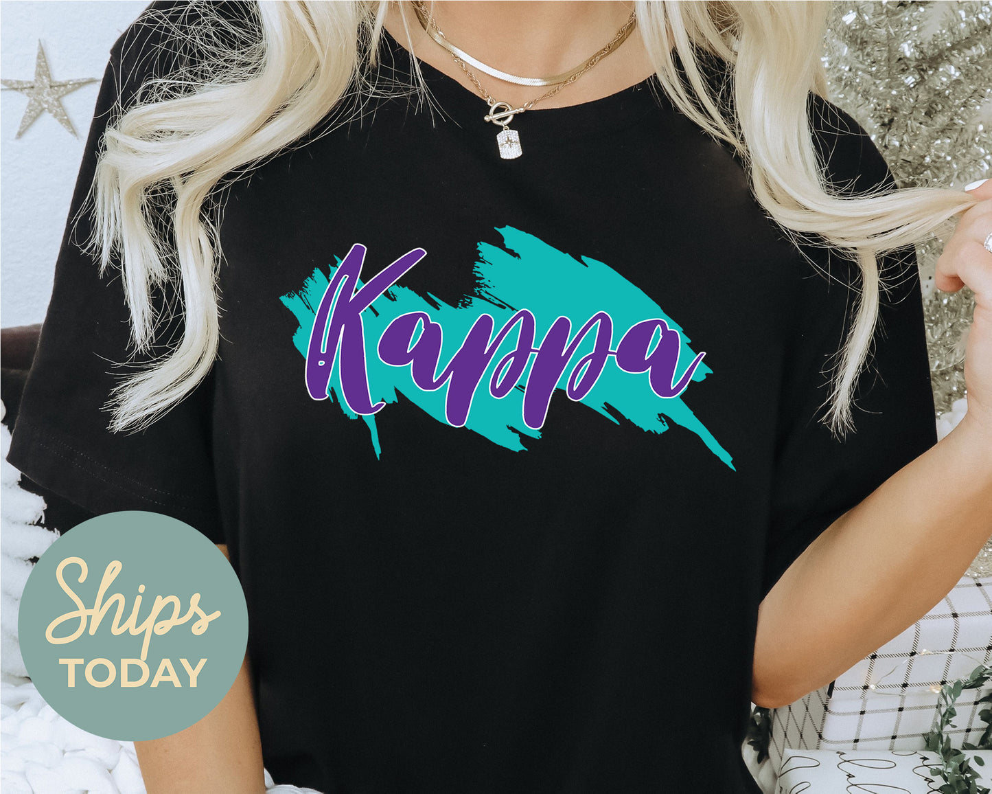 Kappa Kappa Gamma Paint Party Sorority T-shirt _ 4489g