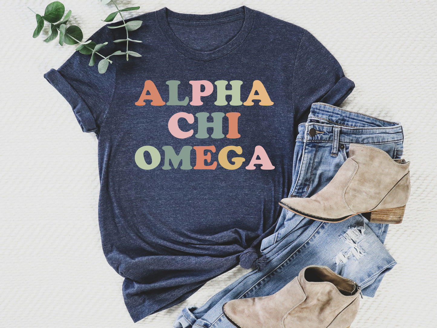Alpha Chi Omega Bright and Proud Sorority T-shirt _ 414g