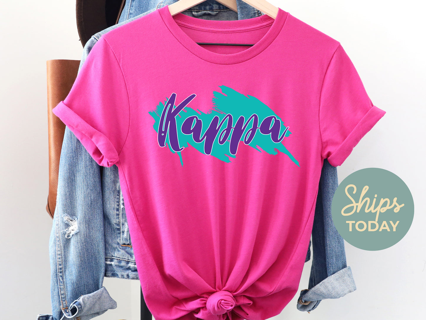 Kappa Kappa Gamma Paint Party Sorority T-shirt _ 4489g