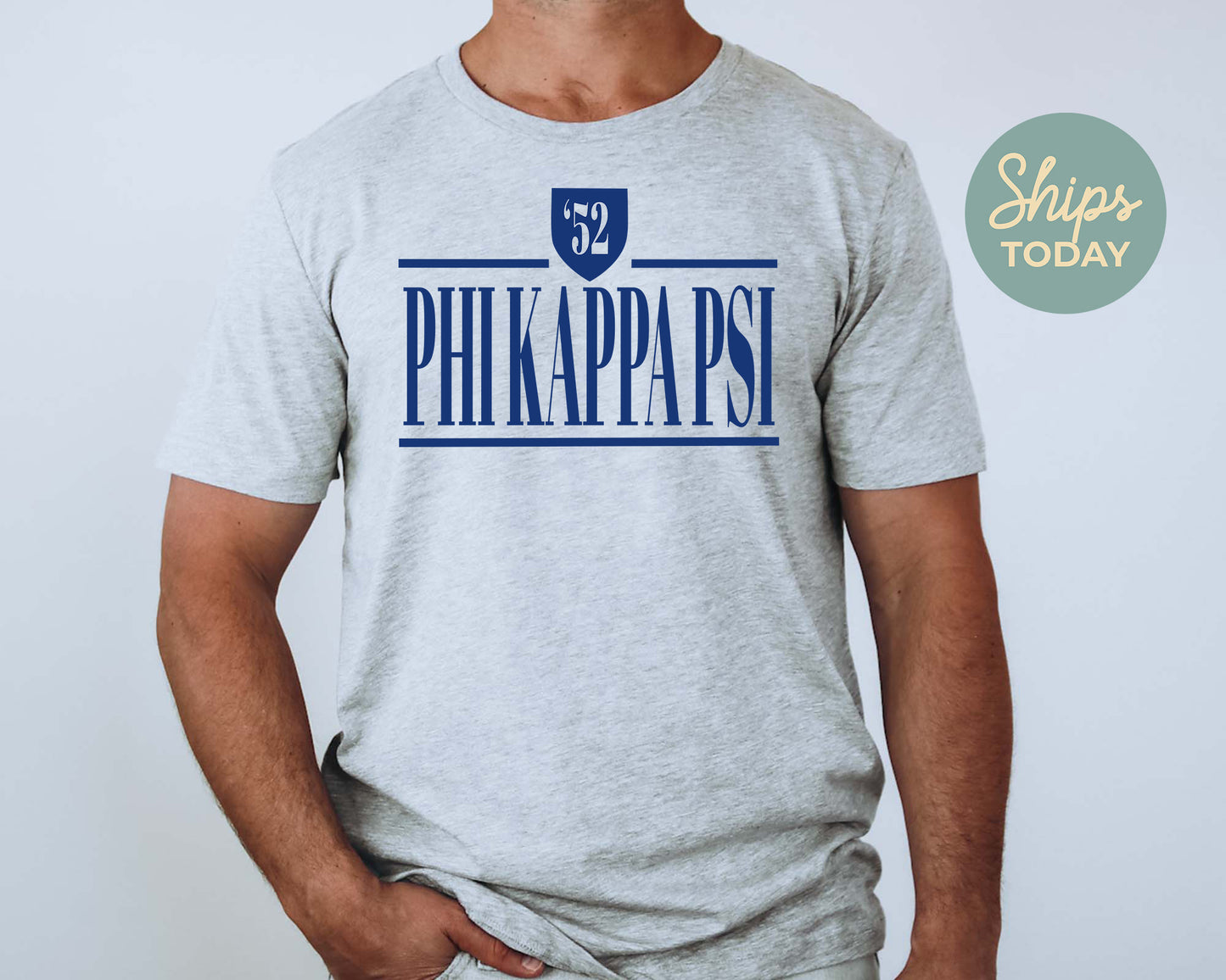 Phi Kappa Psi Shield Fraternity T-shirt _ 1198g