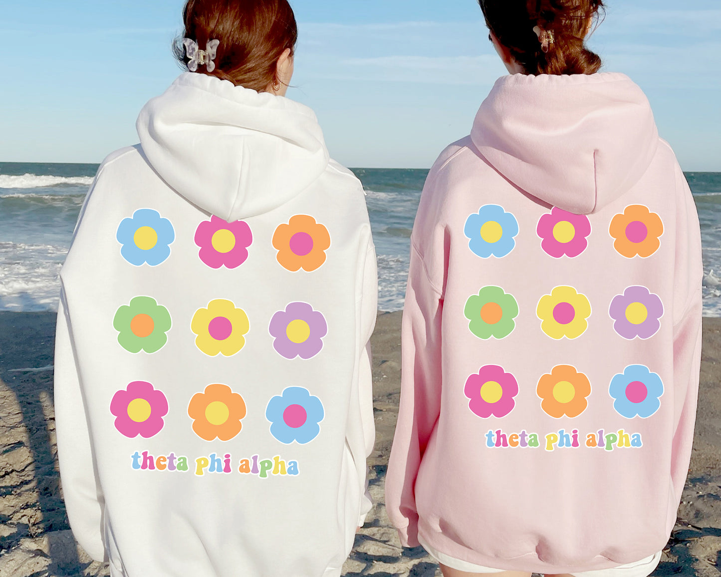 Theta Phi Alpha Floral Bloom Sorority Hoodie _ 32261g