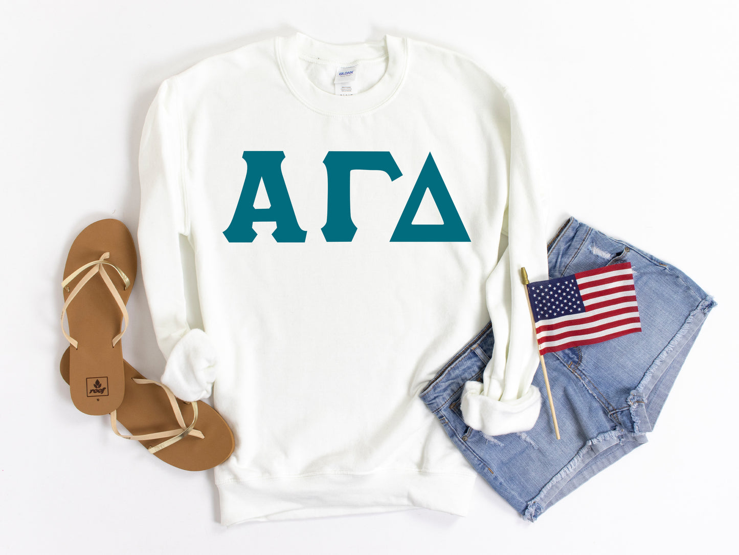 Alpha Gamma Delta Back to the Basics Sorority Sweatshirt _ 625g