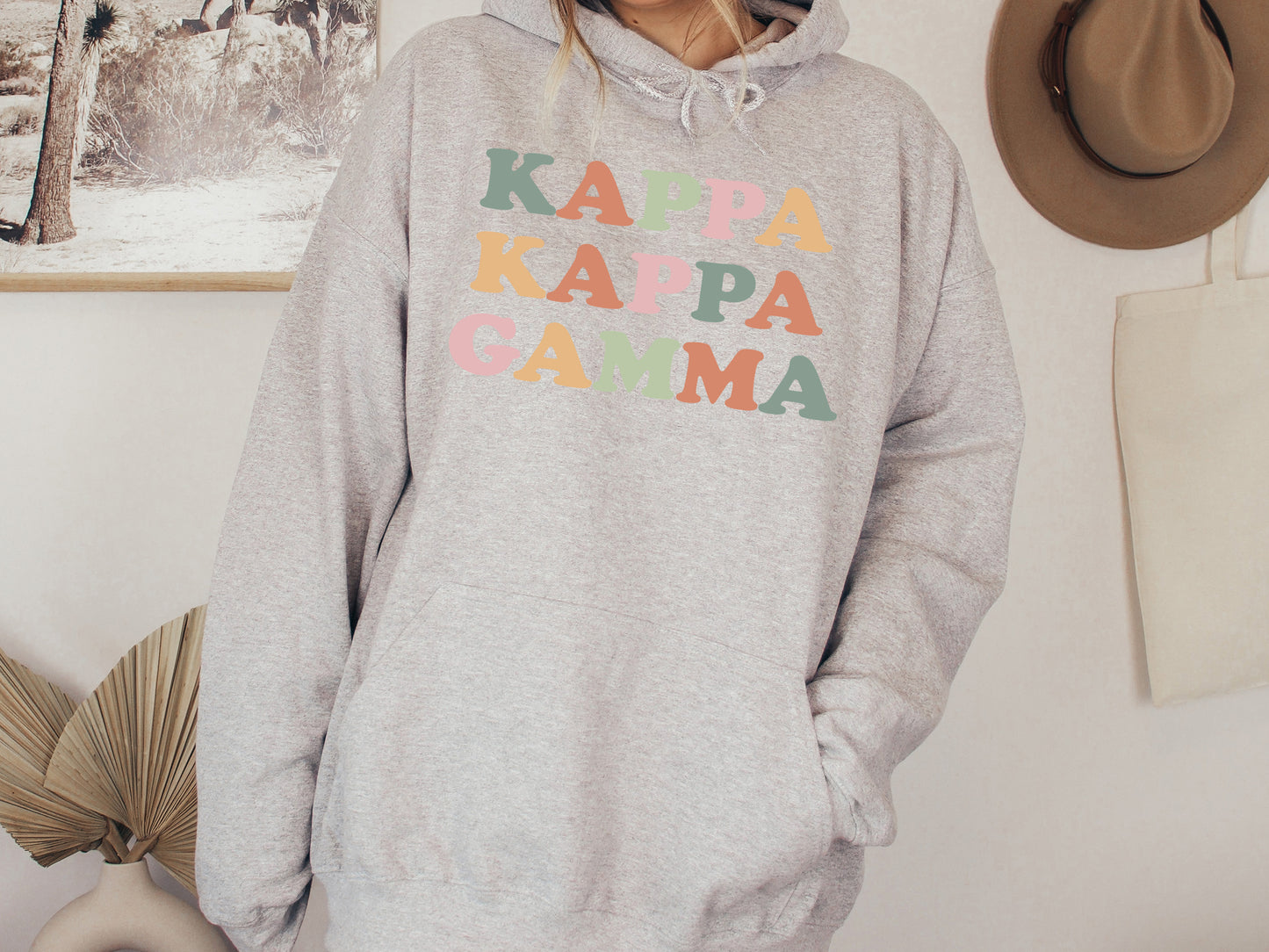 Kappa Kappa Gamma Bright and Proud Sorority Hoodie _ 431g