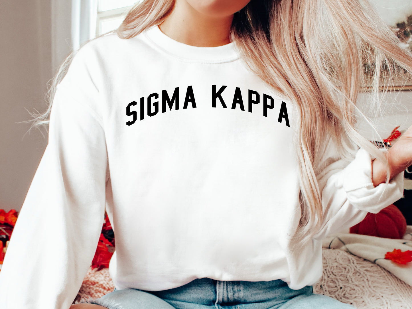 Sigma Kappa Just Bold Sorority Sweatshirt _ 2391g