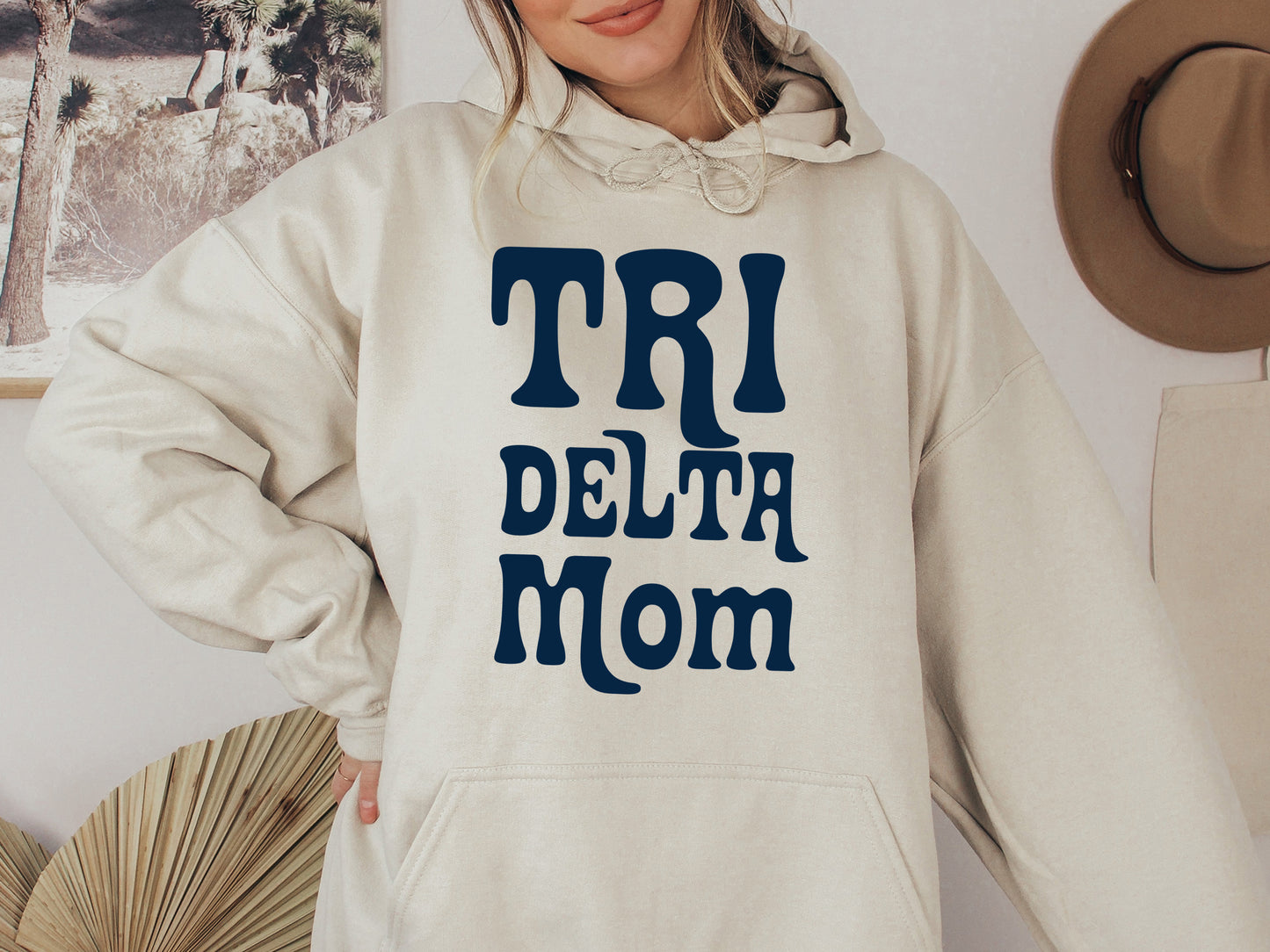 Delta Delta Delta Got it from my Mom Sorority Hoodie _ 3081g