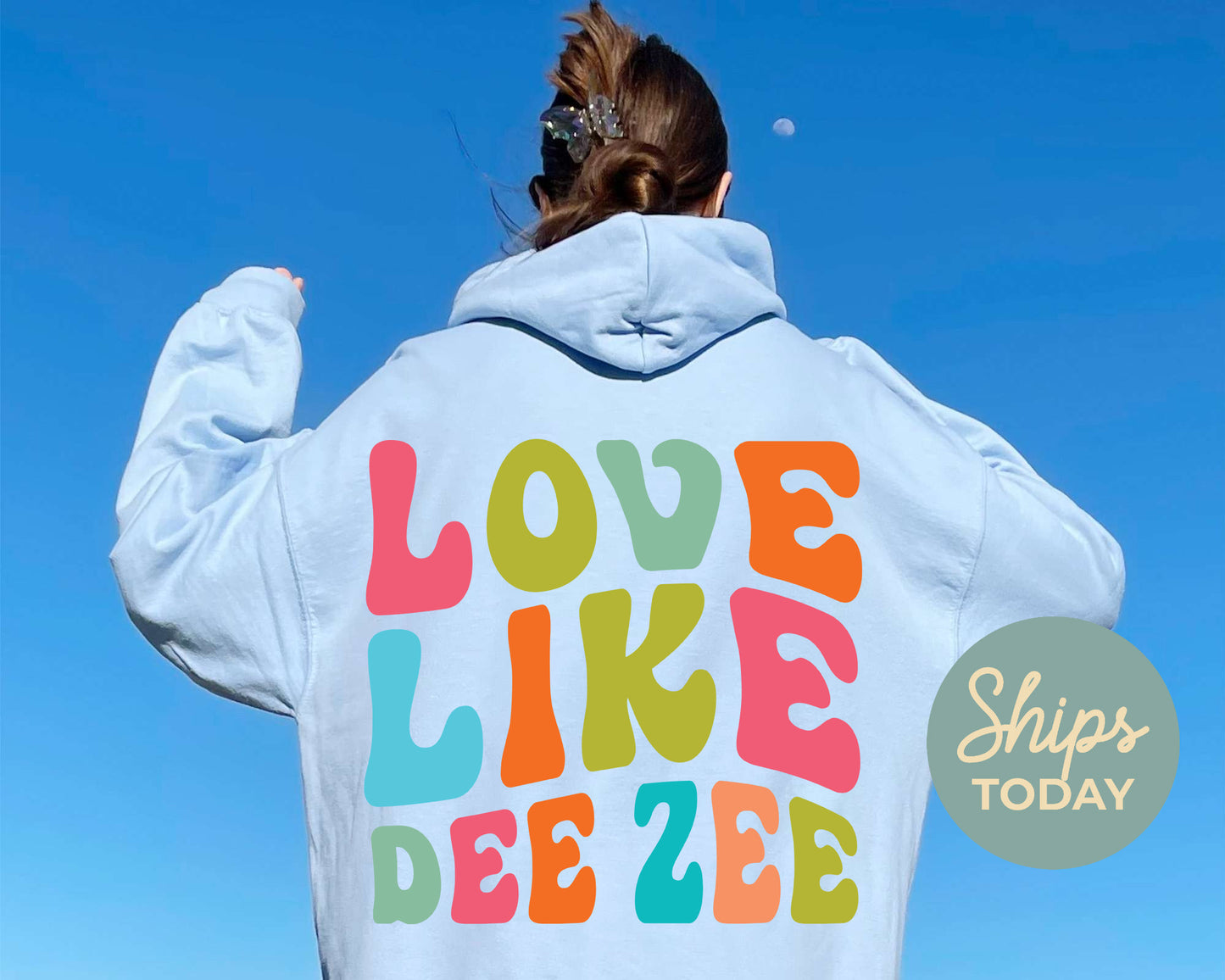 Delta Zeta Blissful and Vibrant Sorority Hoodie _ 33167g