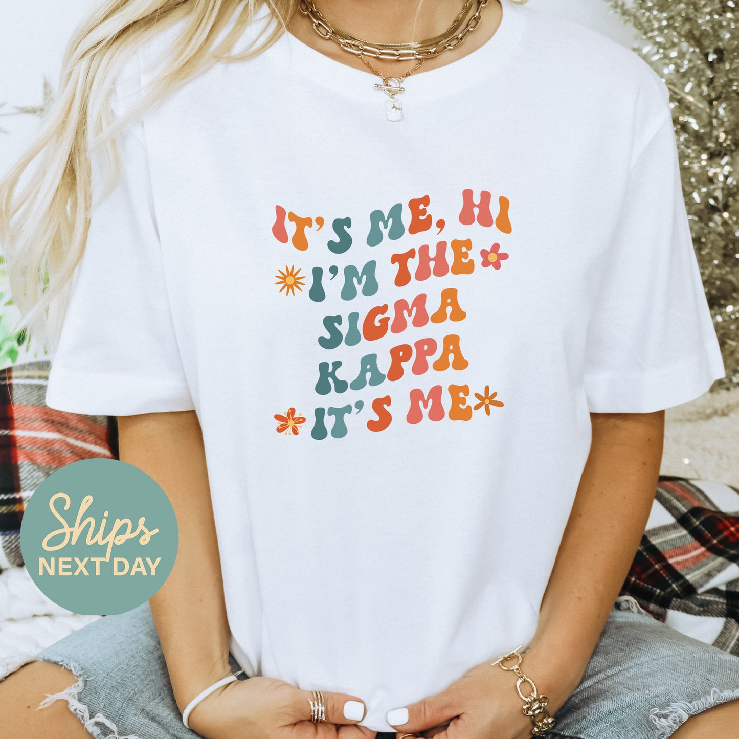 Sigma Kappa Style Sorority T-shirt _ 36013g