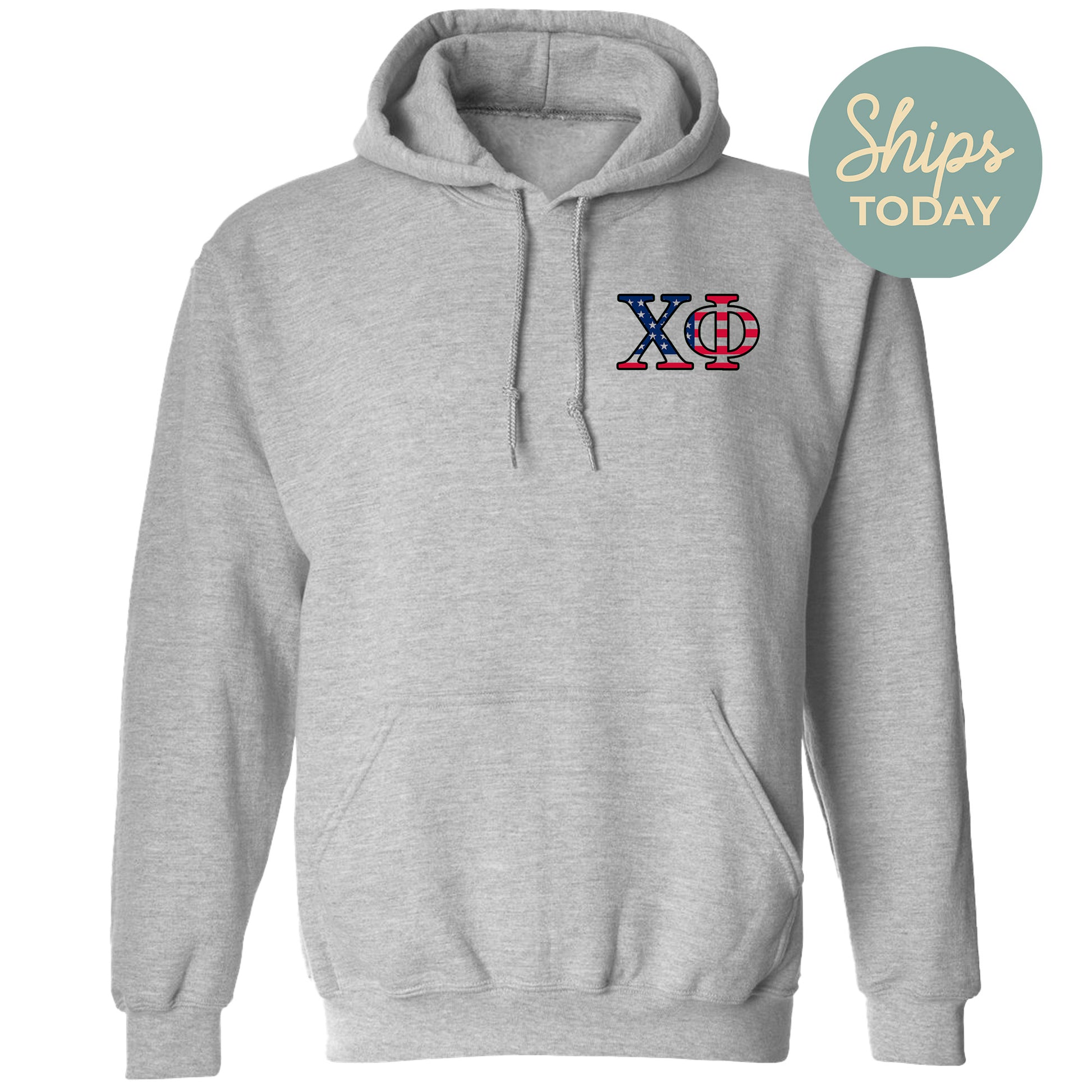 a grey hoodie with the word xo on it