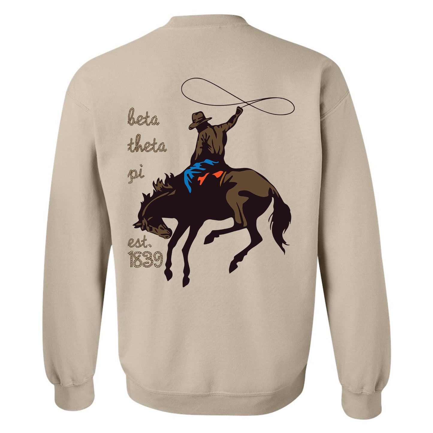 Beta Theta Pi Cowboy Fraternity Sweatshirt _ 31184g
