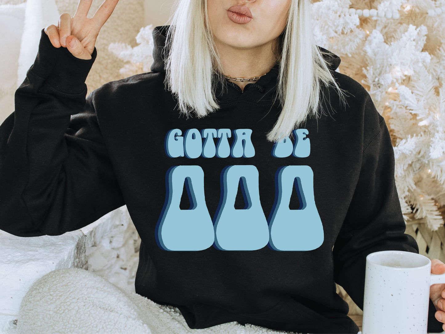 Delta Delta Delta They've Gotta Be Sorority Hoodie _ 346g