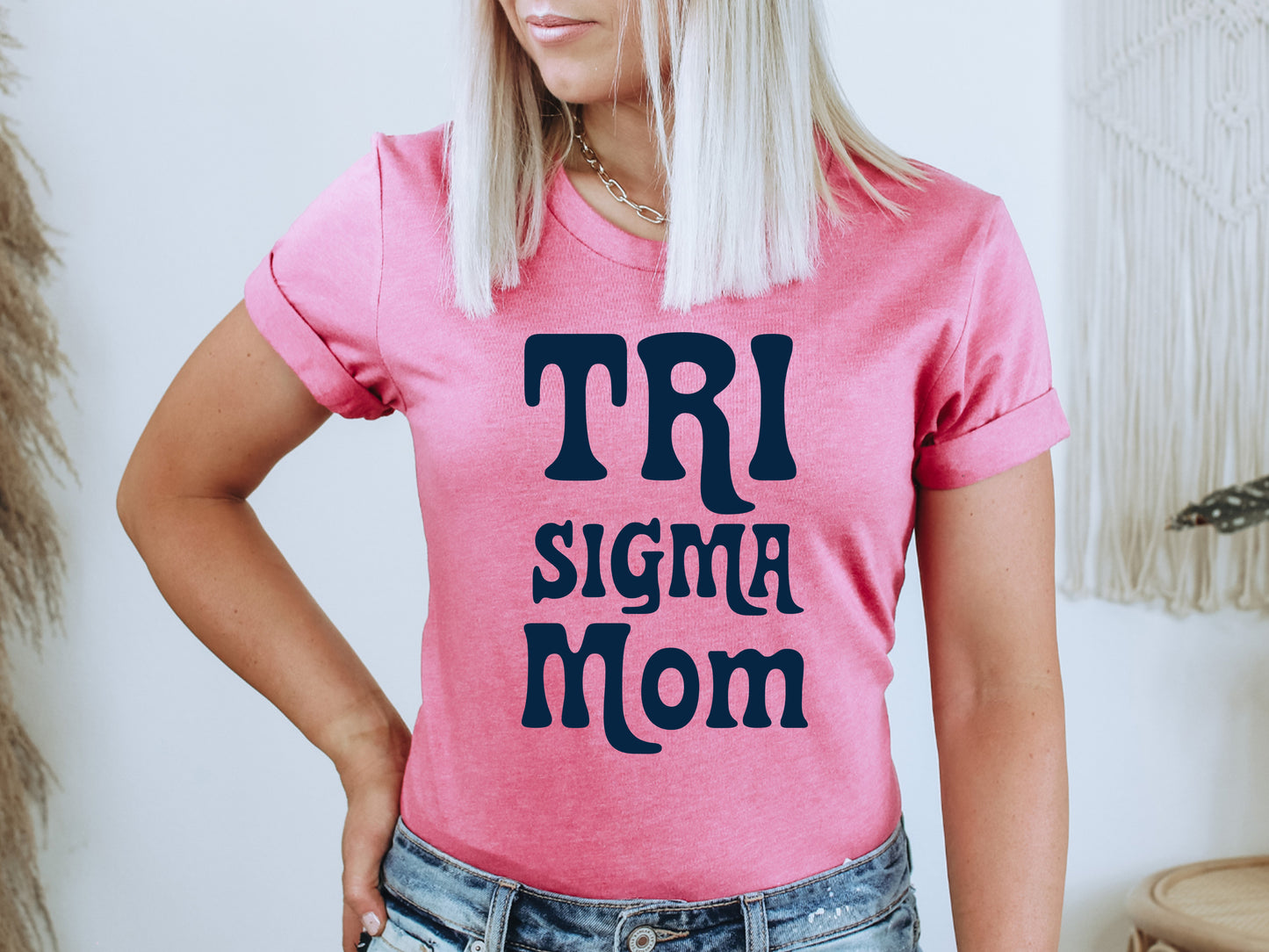 Sigma Sigma Sigma Got it from my Mom Sorority T-shirt _ 3094g