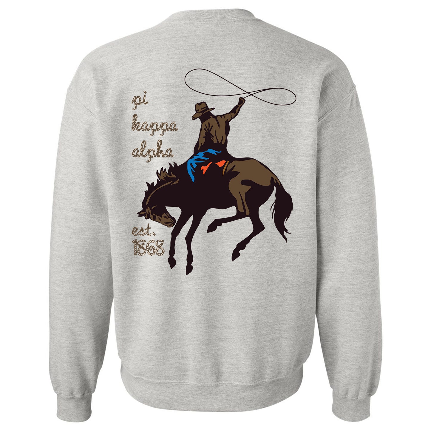 Pi Kappa Alpha Cowboy Fraternity Sweatshirt _ 31198g