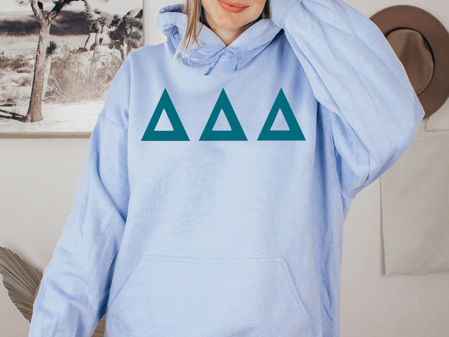 Delta Delta Delta Back to the Basics Sorority Hoodie _ 632g