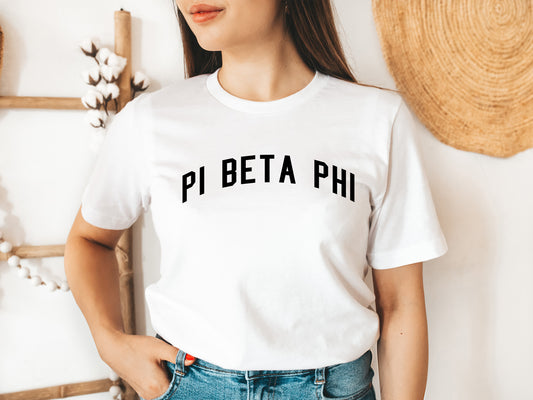 Pi Beta Phi Just Bold Sorority T-shirt _ 2389g