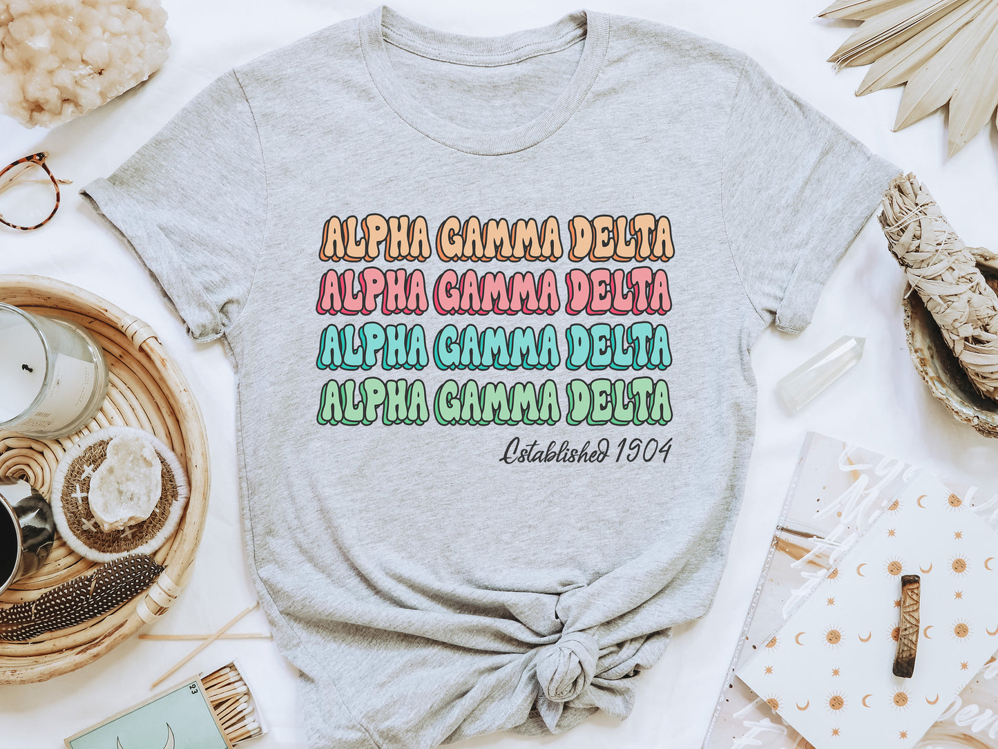 Alpha Gamma Delta Lucy Sorority T-shirt _ 261g