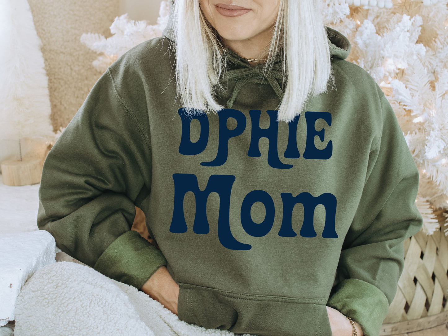 Delta Phi Epsilon Got it from my Mom Sorority Hoodie _ 3083g