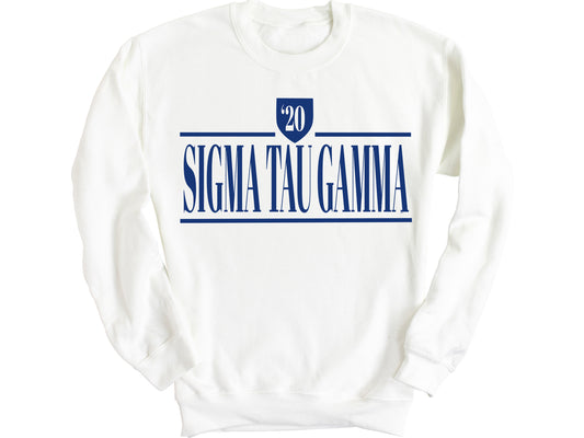 Sigma Tau Gamma Shield Fraternity Sweatshirt _ 1209g