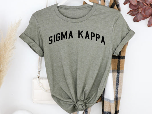Sigma Kappa Just Bold Sorority T-shirt _ 2391g