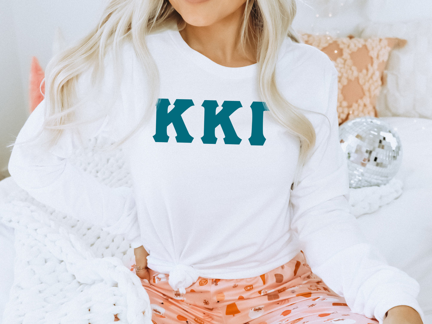 Kappa Kappa Gamma Back to the Basics Sorority Long Sleeve T-shirt _ 639g