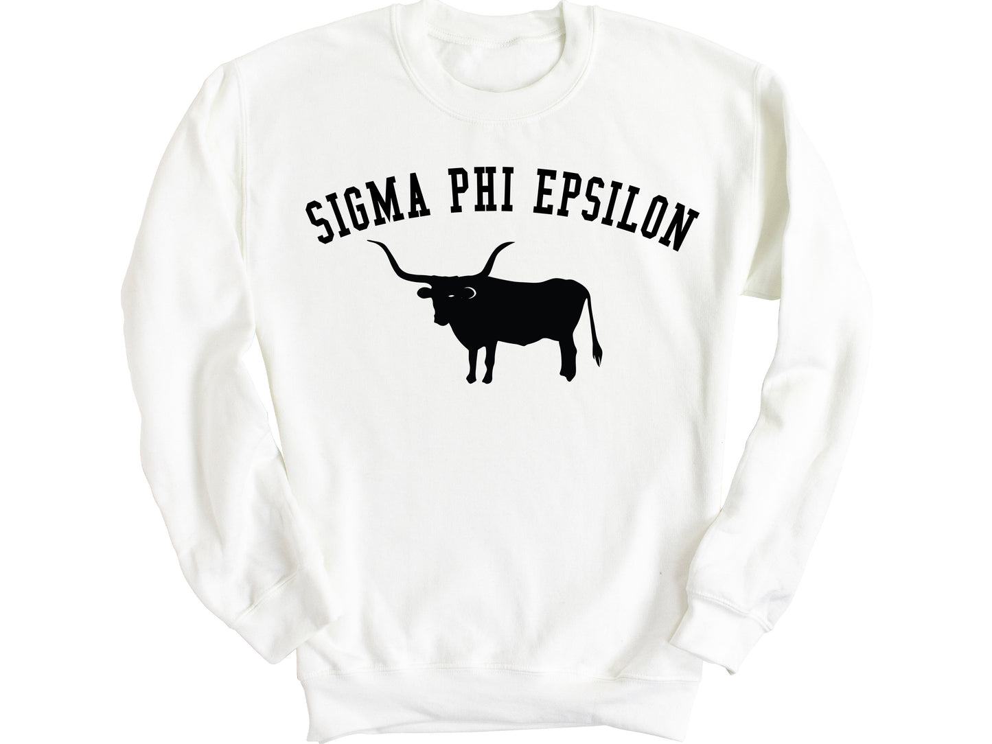 Sigma Phi Epsilon Long Horn Fraternity Sweatshirt _ 1548g