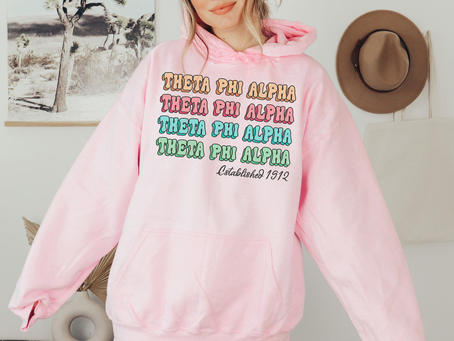 Theta Phi Alpha Lucy Sorority Hoodie _ 282g
